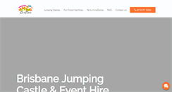 Desktop Screenshot of jumpingcastlehirebrisbane.com.au