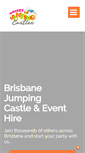 Mobile Screenshot of jumpingcastlehirebrisbane.com.au